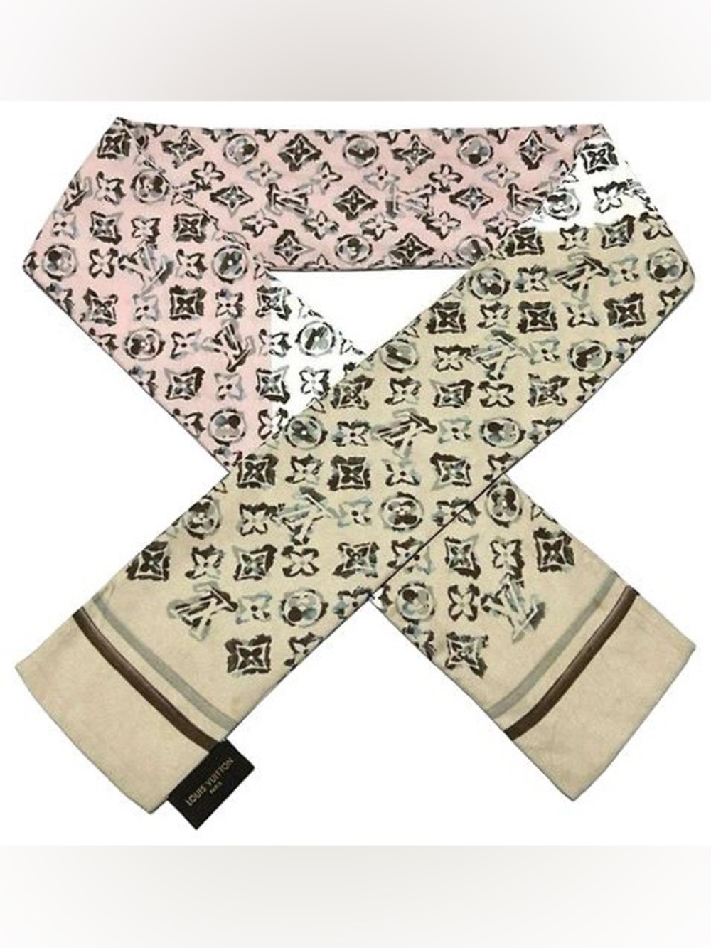 Louis Vuitton Silk Monogram Bandeau Multicolor